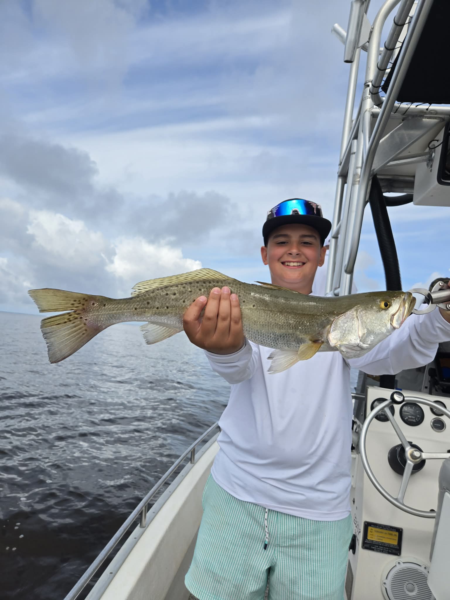 The experience on a private kids fishing trips in 30A